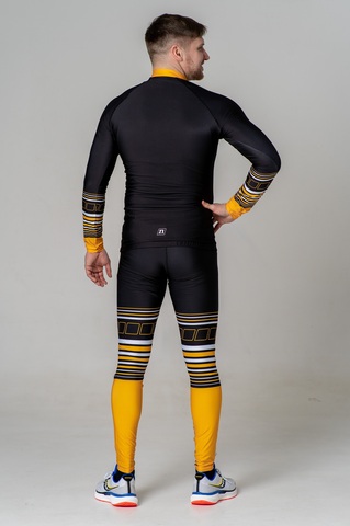 Гоночный лыжный костюм Noname On the Move Race 22 унисекс black-yellow