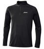 Рубашка для бега мужская Asics LS 1/2 Zip Top black - 1