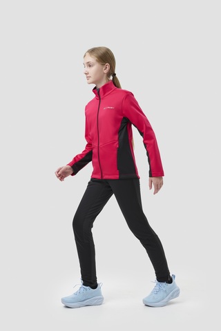 Детский тренировочный лыжный костюм Nordski Jr. Advance pink-black