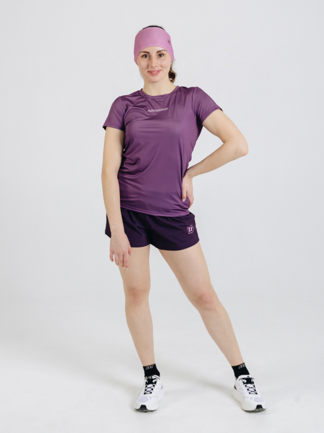 Женская спортивная тренировочная футболка Noname Miler T-Shirt SS 25 WOS lilac - 5