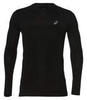 Asics Seamless Ls Texture мужская рубашка для бега черная - 1