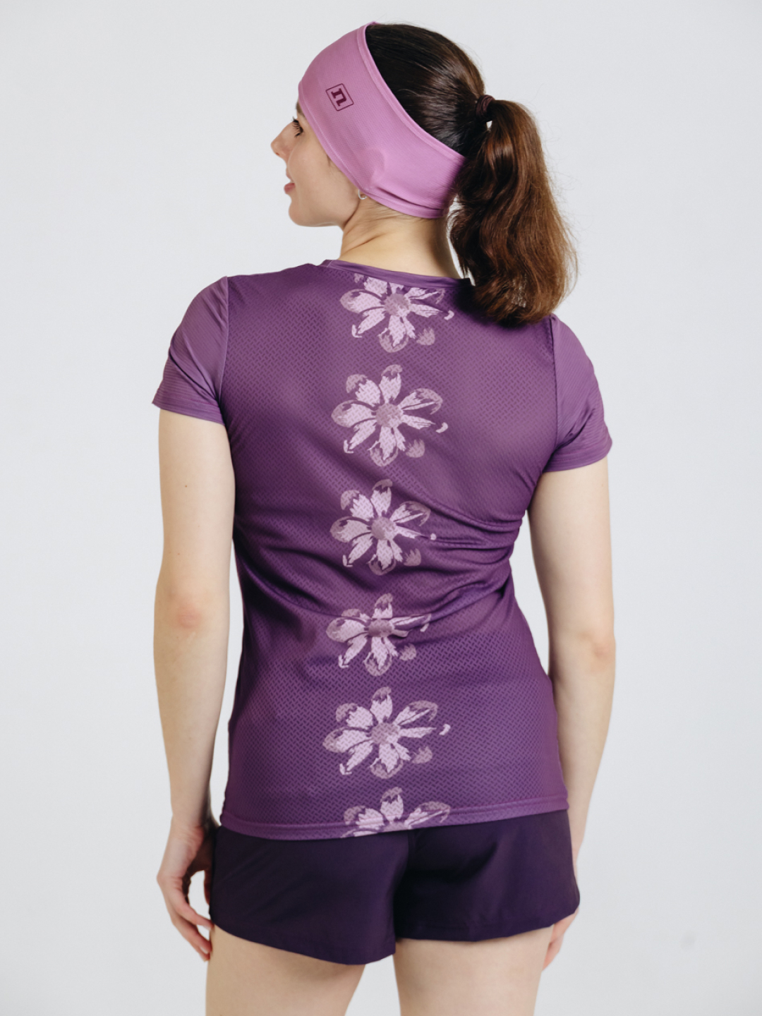 Женская спортивная тренировочная футболка Noname Miler T-Shirt SS 25 WOS lilac - 3