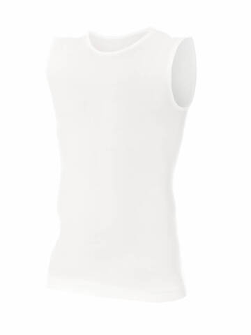 Мужское термобелье майка Brubeck Comfort Wool кремовая