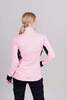 Женская куртка для лыж и бега зимой Nordski Hybrid pink-grey - 2