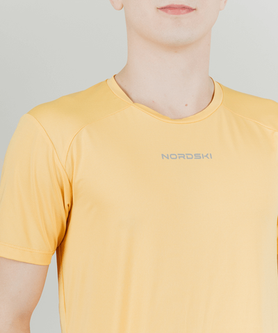 Мужская тренировочная футболка Nordski Light apricot