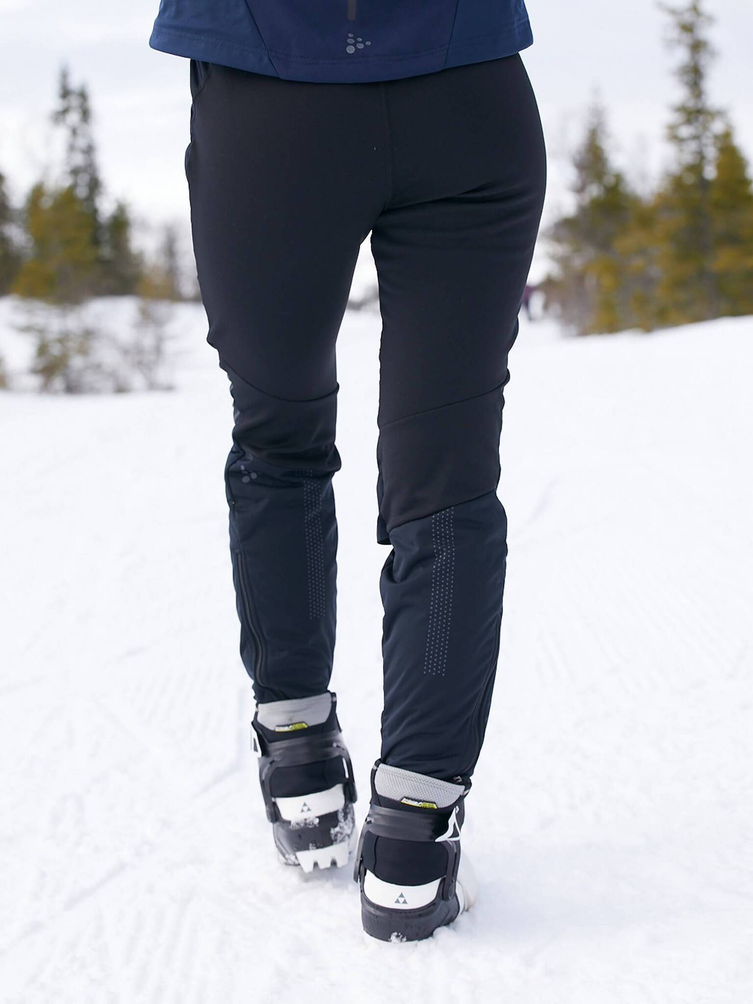 Женский лыжный костюм Craft Glide Storm grey-black - 7