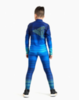 Детский гоночный комбинезон Arswear Race Kids синий-лайм - 4