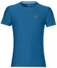 ASICS SS TOP мужская футболка для бега синяя - 3