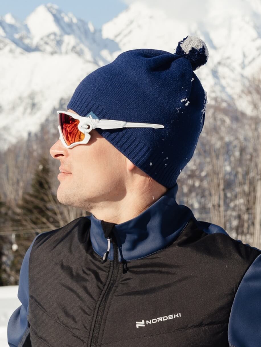 Лыжная шапка Nordski Sport indigo blue - 3