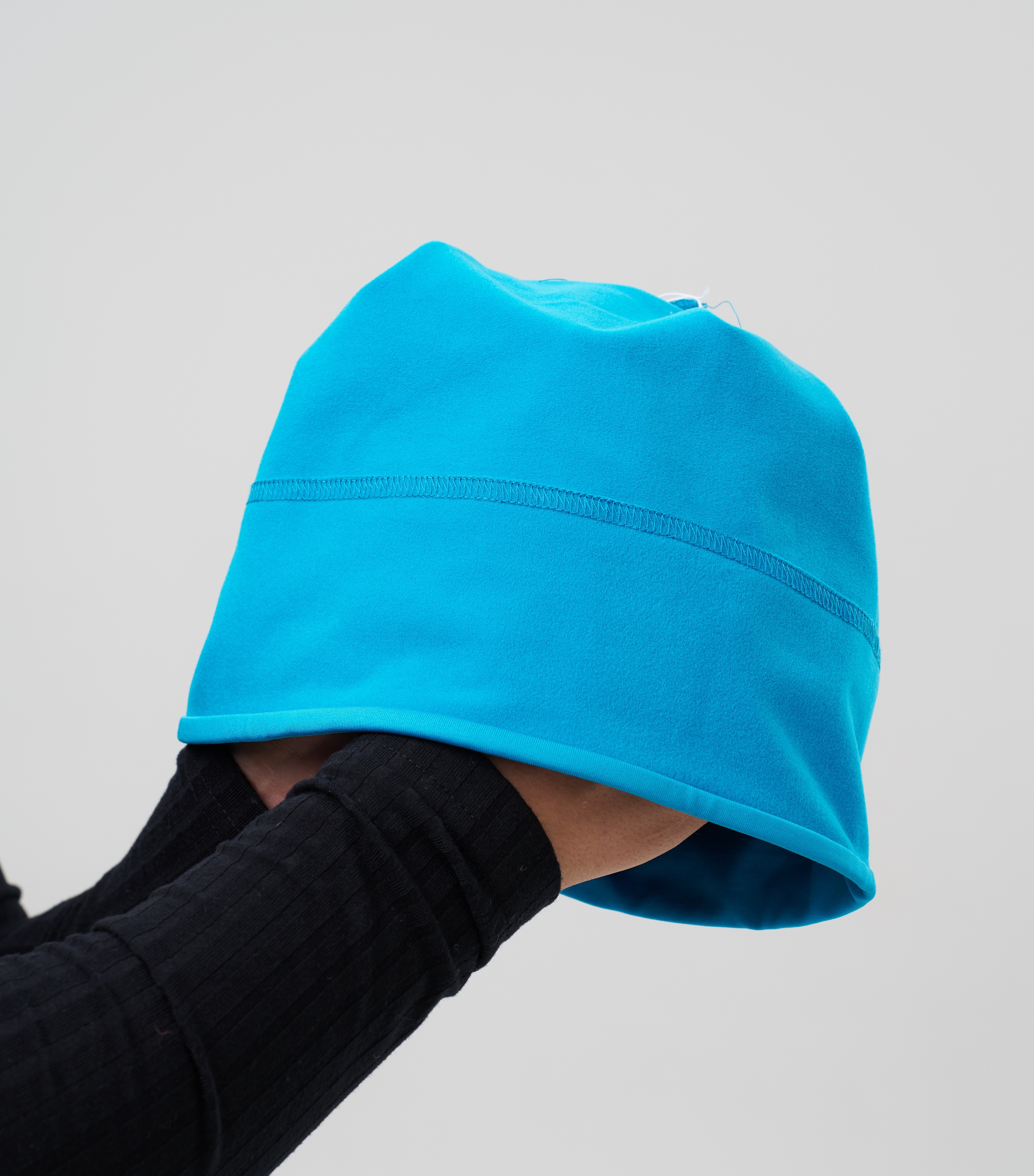 Тренировочная шапка с помпоном Nordski Train light blue - 12