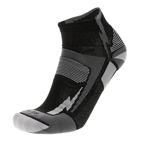 Спортивные короткие носки Mico X-Static Run черные