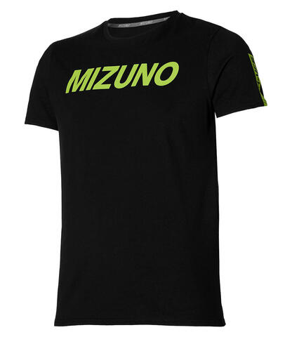 Mizuno Tee беговая футболка мужская черная