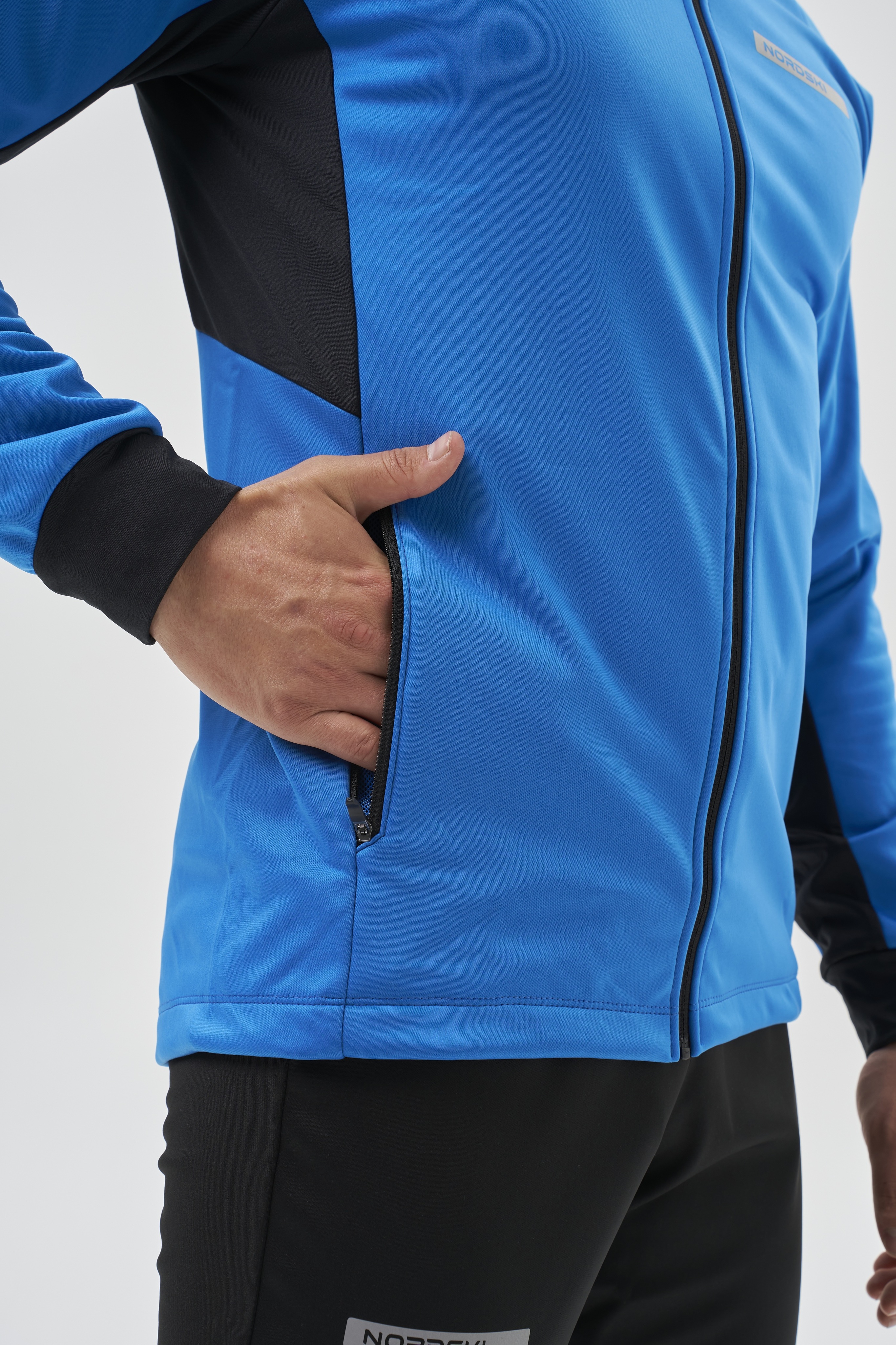 Мужской тренировочный лыжный костюм Nordski Core saphire-black - 11