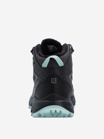 Женские утепленные ботинки Salomon Cruzano 3 Mid GTX черные (Распродажа)