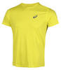 Asics Silver Ss Top футболка для бега мужская желтая - 1