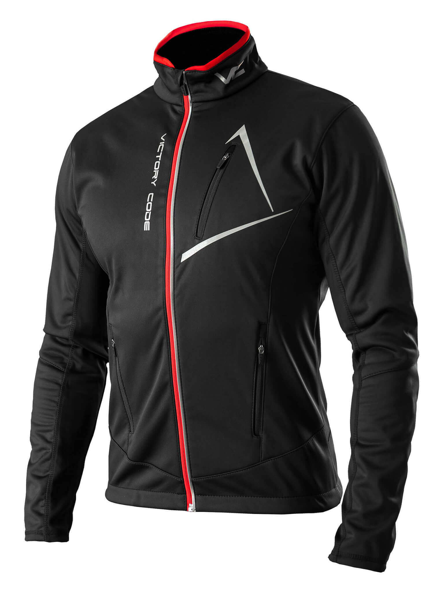 Victory Code Jr Dynamic детский разминочный лыжный костюм с лямками black - 2