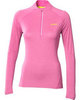 Рубашка Asics Jersey L/S 1/2 Zip женская pink - 1