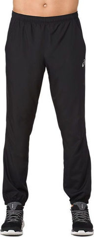 Asics Silver Woven Pant мужские спортивные брюки черные (РАСПРОДАЖА)
