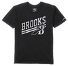 Футболка мужская Brooks Heritage Ss черная - 1