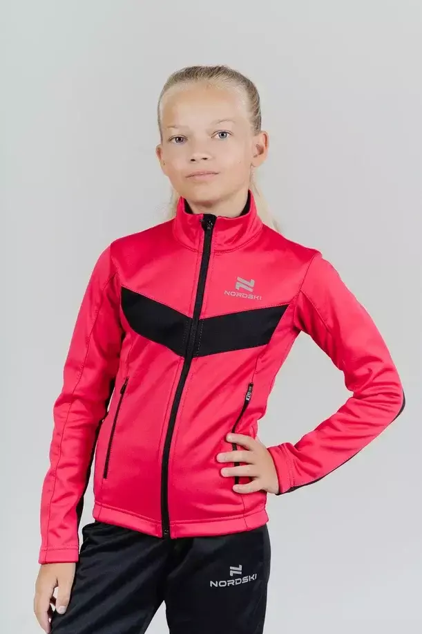 Детский разминочный костюм Nordski Jr Base Active pink - 3
