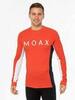 Мужская термофутболка с длинным рукавом Moax Race LS ярко-красная - 1
