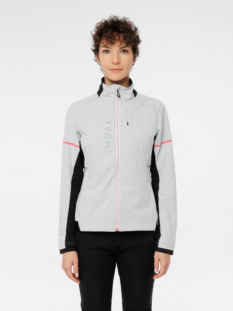 Женская тренировочная куртка Moax Dynamic светло-серая