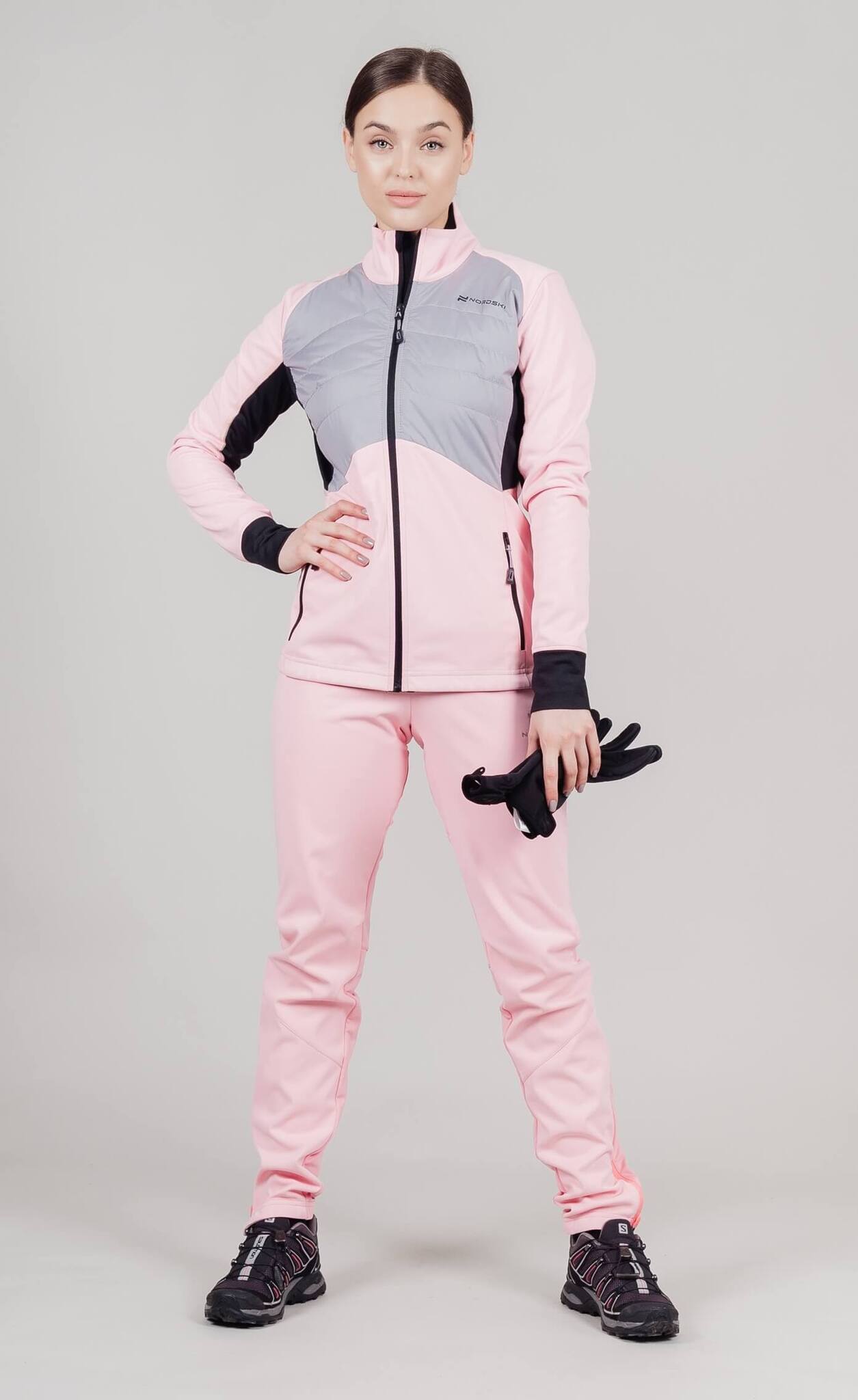 Женская куртка для лыж и бега Nordski Hybrid Pro candy - 7