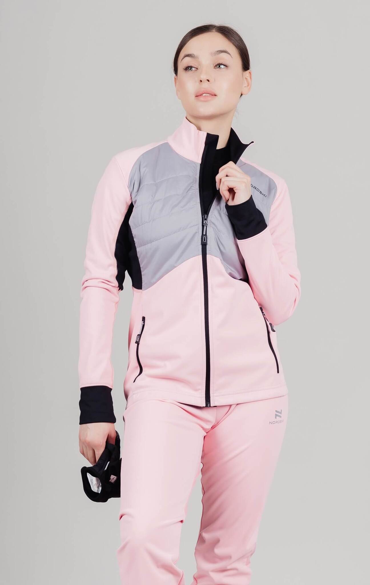 Женская куртка для лыж и бега Nordski Hybrid Pro candy - 2
