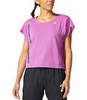 Asics Smsb Run Ss Top футболка для бега женская фиолетовая - 1