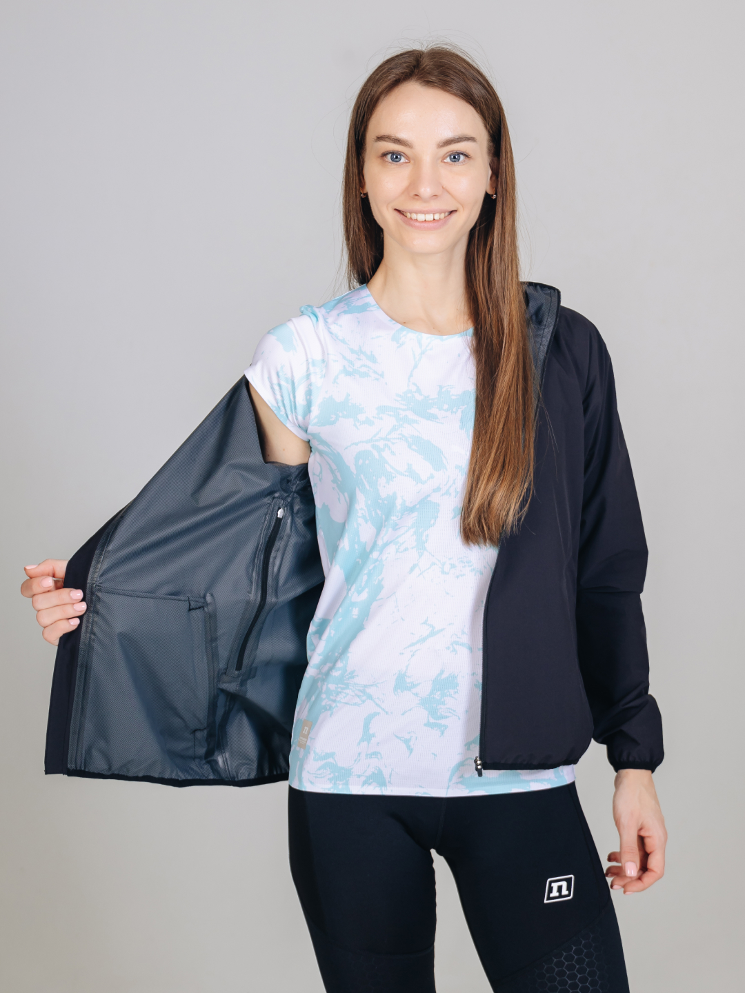 Женский костюм для бега Noname Storm Koio черный - 9