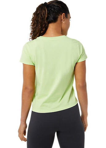 Asics Tiger Top футболка для бега женская зеленая