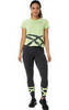 Asics Tiger Top футболка для бега женская зеленая - 3