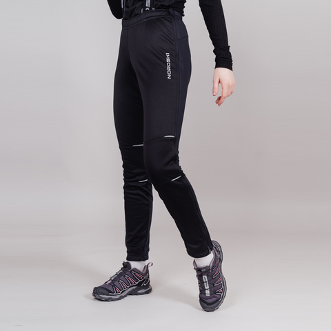 Nordski Premium разминочные лыжные брюки женские черные