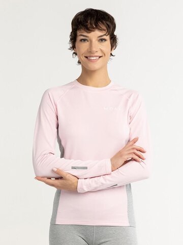 Женская терморубашка с длинным рукавом Moax Comfort Warm розовая