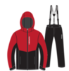 Nordski Montana Premium лыжный костюм зимний мужской Red-Black - 4