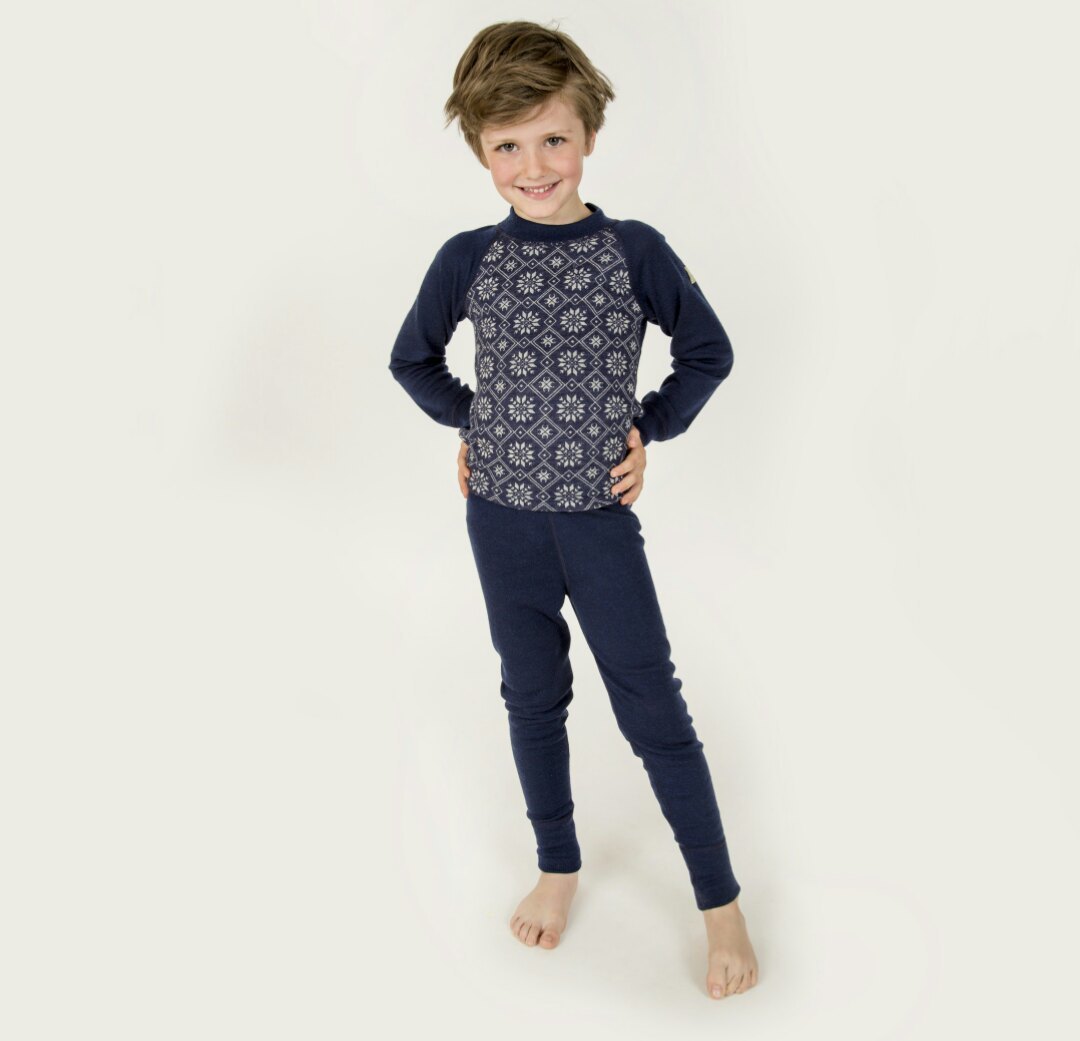 Janus Prince or Princess Wool термокальсоны детские темно-синие - 3