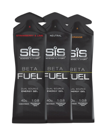 Набор высокоуглеводных гелей SIS Beta Fuel 60 мл ассорти 3 шт