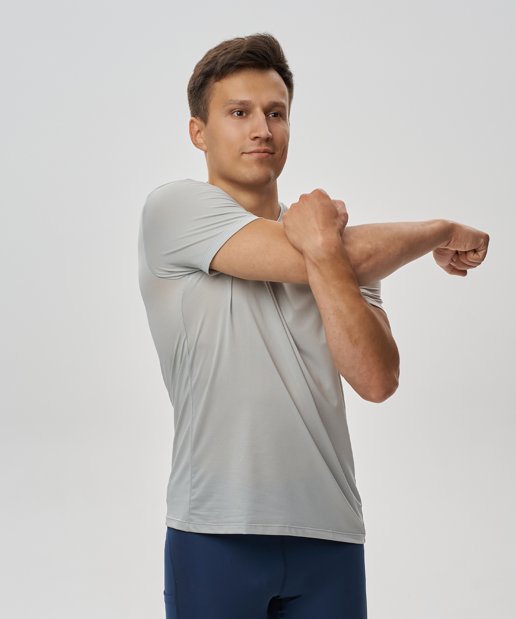 Мужской комплект для тренировок Nordski Run 2.0 silver-titan - 7