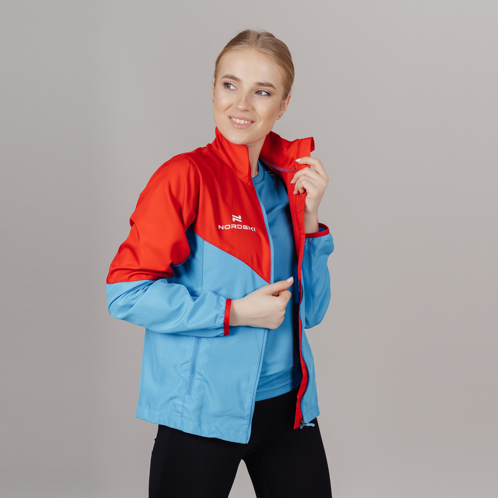 Nordski Sport Motion костюм для бега женский blue-black - 2
