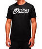 Asics Logo Graphic Tee футболка для бега мужская черная - 1
