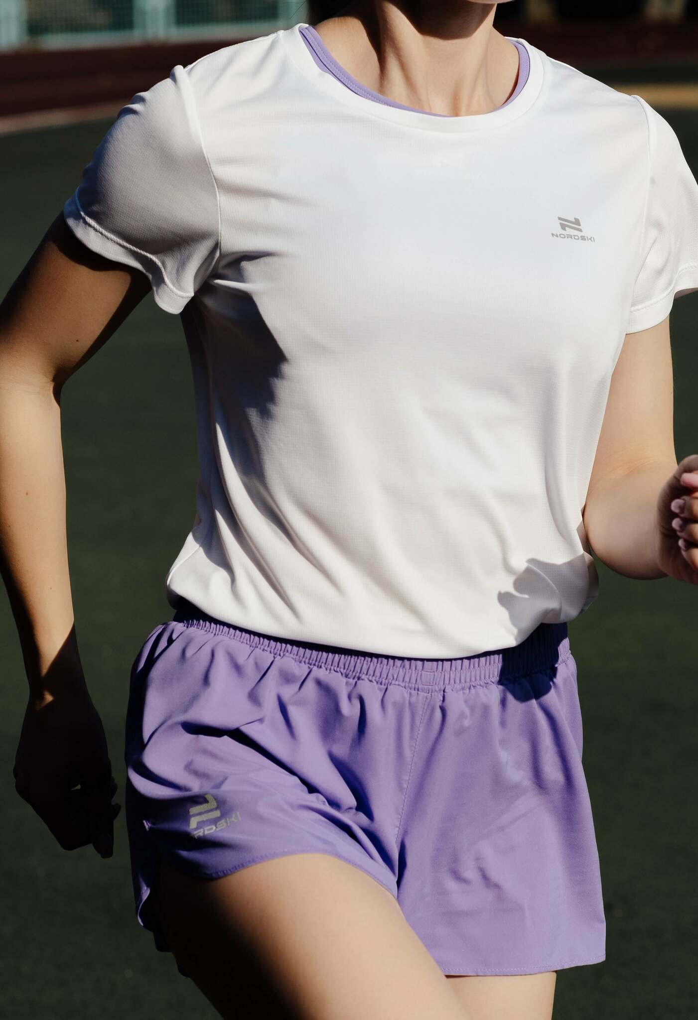 Женские беговые шорты Nordski Run purple - 3