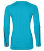 Рубашка для бега женская Asics Long Sleeve Winter Top голубая - 2