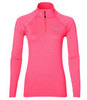 Рубашка для бега женская Asics LS 1/2 Zip Jersey розовая - 1