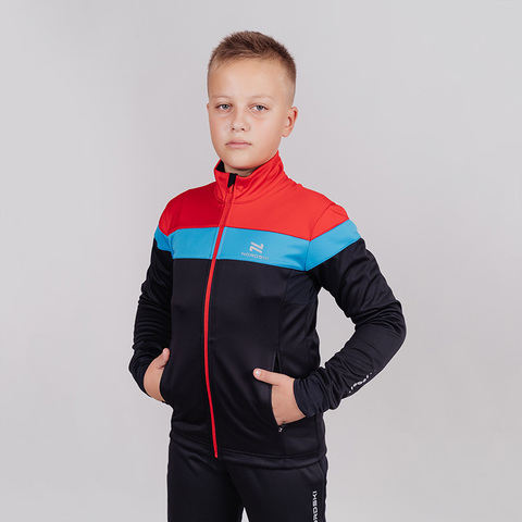 Детская лыжная куртка Nordski Jr Drive black-red