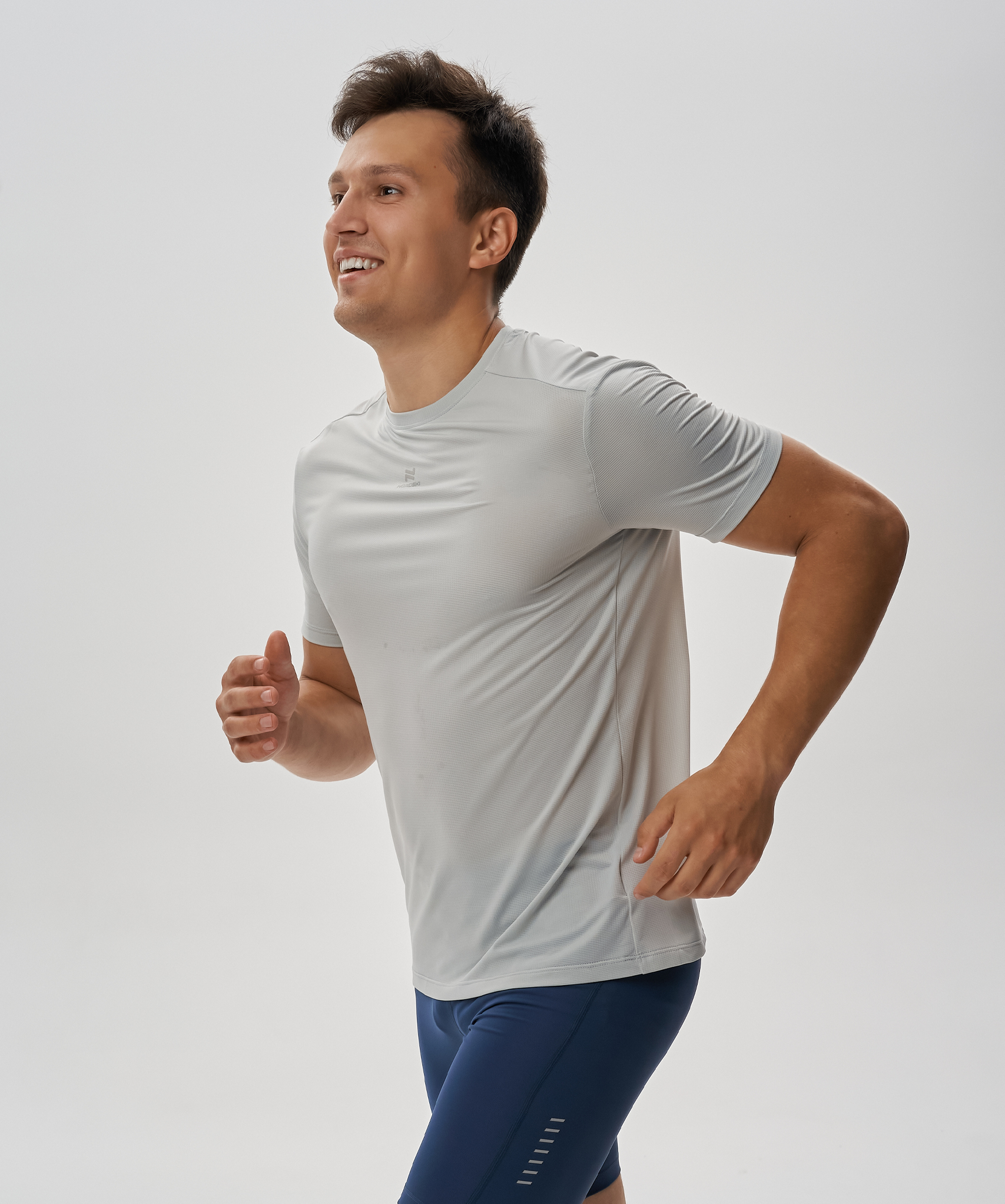 Мужской комплект для тренировок Nordski Run 2.0 silver-titan - 6