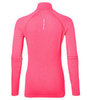 Рубашка для бега женская Asics LS 1/2 Zip Jersey розовая - 2