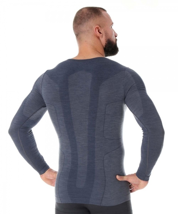 Термобелье мужское Brubeck Comfort Wool рубашка джинс - 2