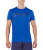 Asics Esnt Diagonal Ss Top футболка для бега мужская синяя - 3