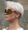 Спортивные профессиональные очки Noname Seefeld розовые - 1