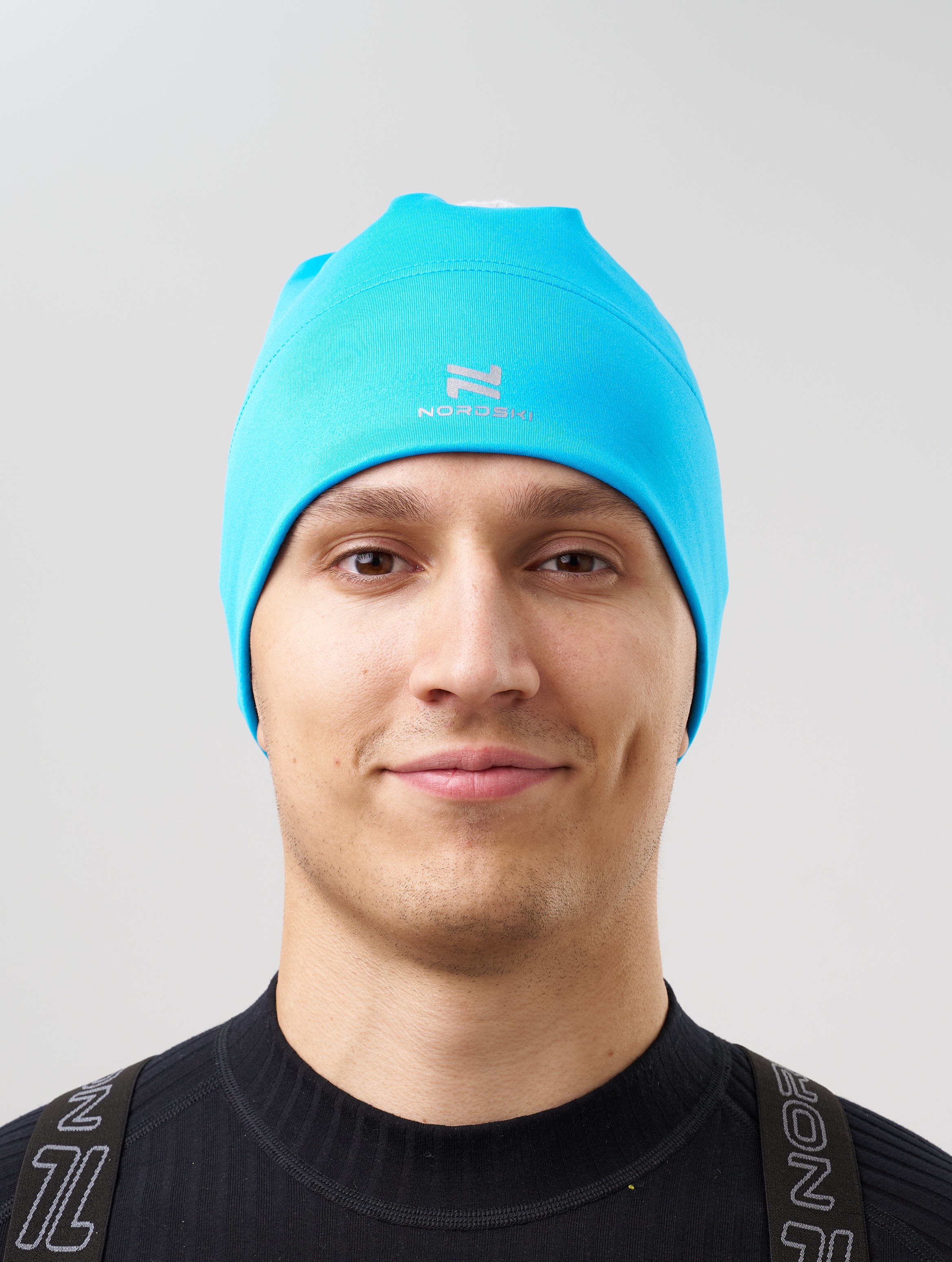 Тренировочная шапка с помпоном Nordski Train ocean - 7